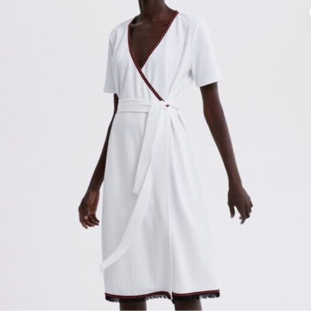 Zara wrap around dress